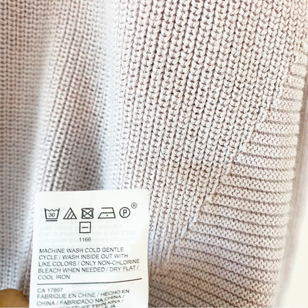 ATHLETA Lavender Stretch Knit Hanover Wool Blend Cozy Sweater - Picture 10 of 10